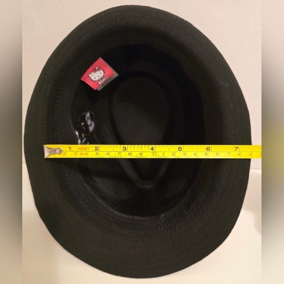 Sanrio Hello Kitty Fedora Hat Black & Pink - Picture 7 of 8